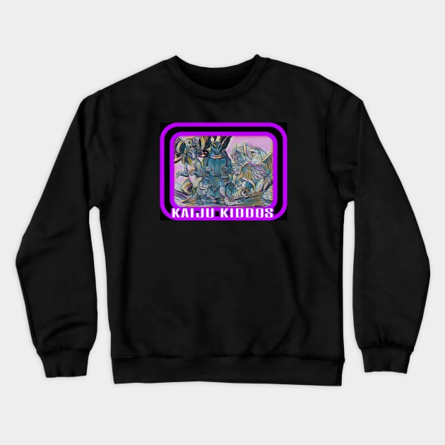 KAIJU KIDDOS : Godzilla Mothra Gappa and Gorgo Crewneck Sweatshirt by Robzilla2000
